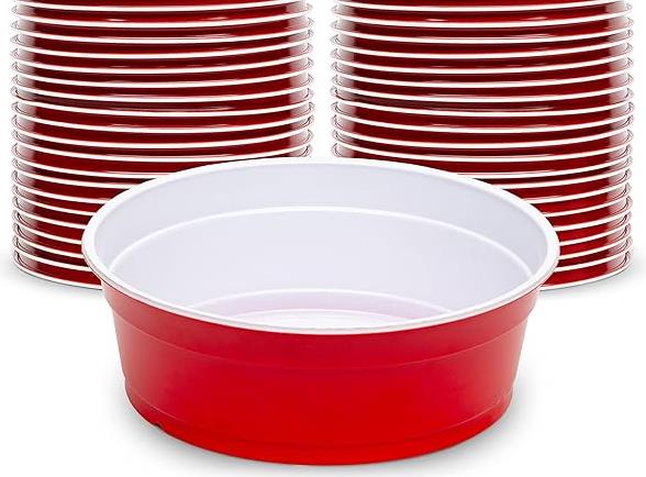 red solo bowl disposable