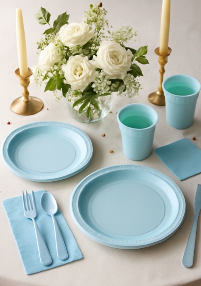 Blue Tableware Set