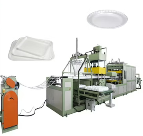 Polystyrene Foam Disposable Food Plate_2