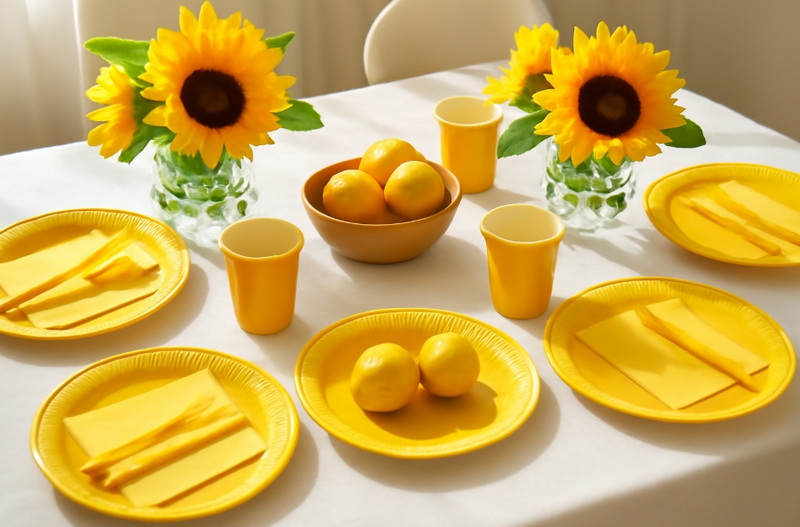 Yellow Birthday Decorations