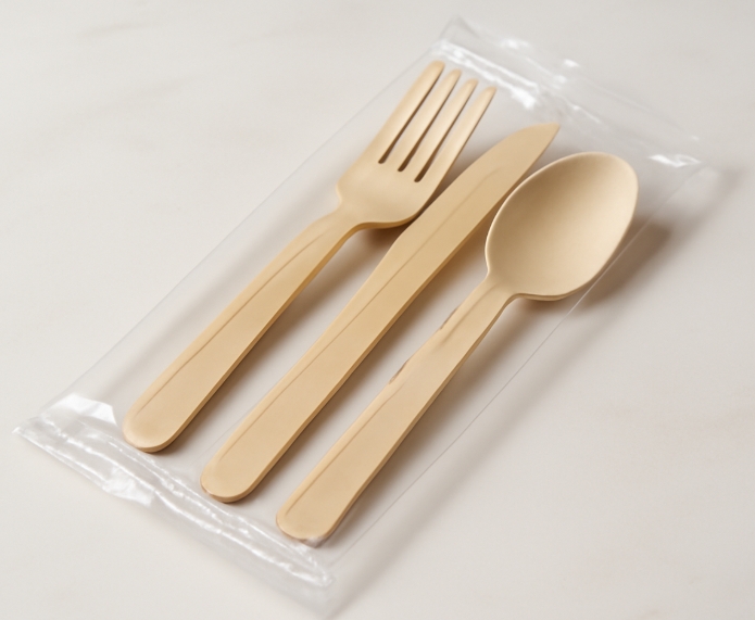 Paper Wrapped Disposable Cutlery