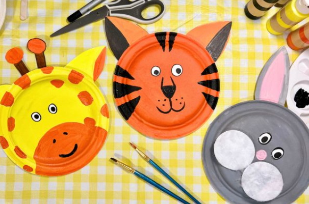 Can Kids Paint on Disposable Plates for Crafting?