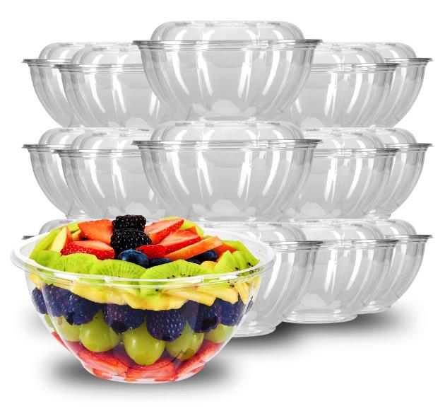 Disposable Salad Bowls with Lids