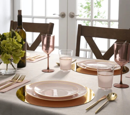 Brown Party Plates