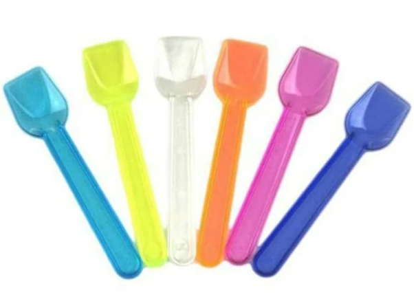 Plastic Disposable Spoons for Ice Cream