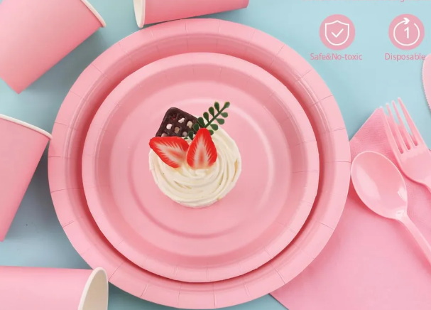 Pink Disposable Cutlery_3