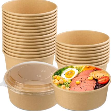 Large Disposable Bowl with Lid