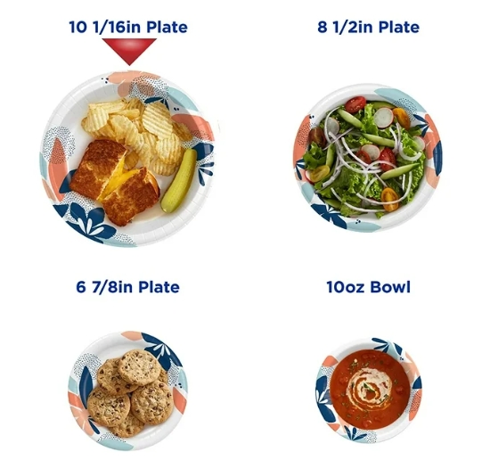 Lunch Party Plates