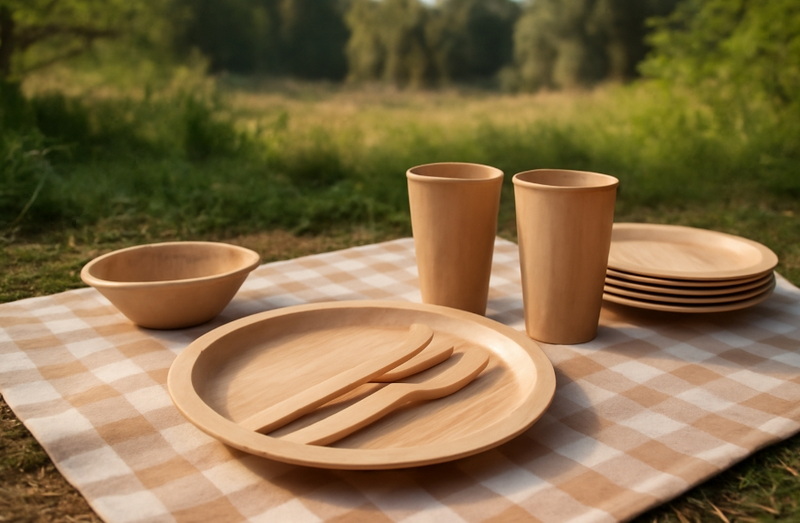 Bamboo Forks And Spoons