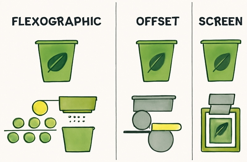 Which Printing Technology Is Best for Eco-Friendly Disposable Cups?