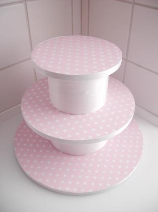 Make A Disposable Cake Plate Stand 3