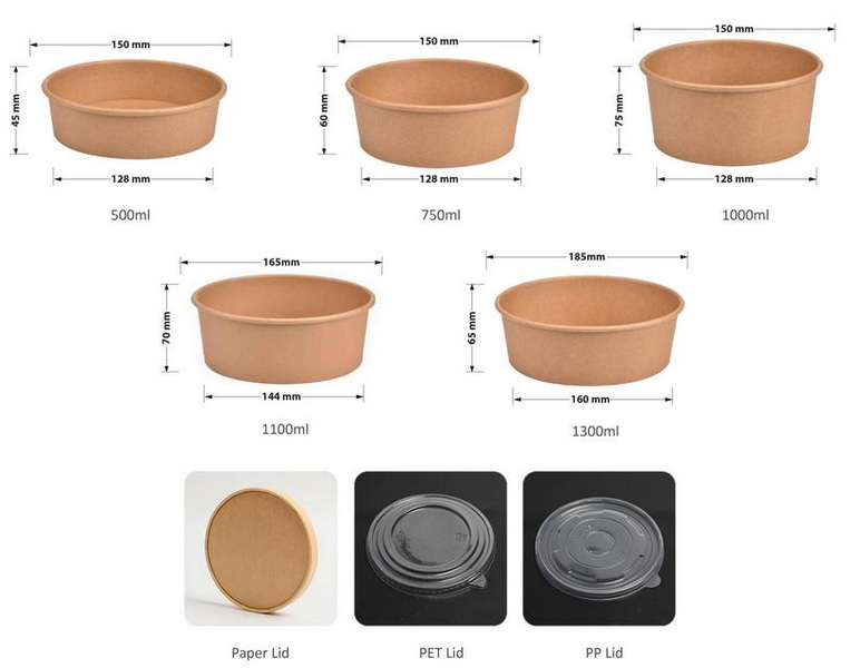 What Size Disposable Bowl for Salad