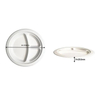 10 Inch 3 Compartment Round Plate
