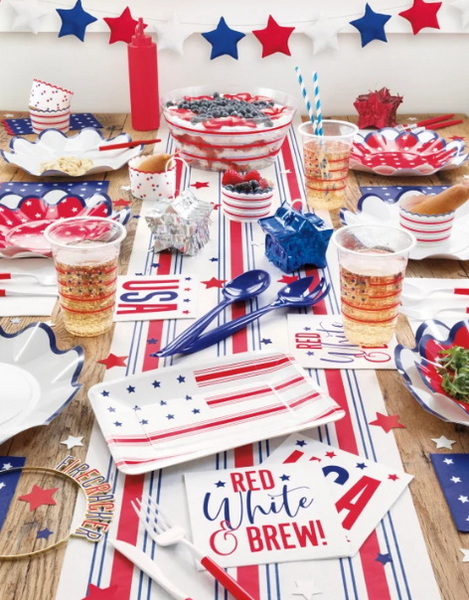 High-Quality Patriotic Disposable Tableware_1
