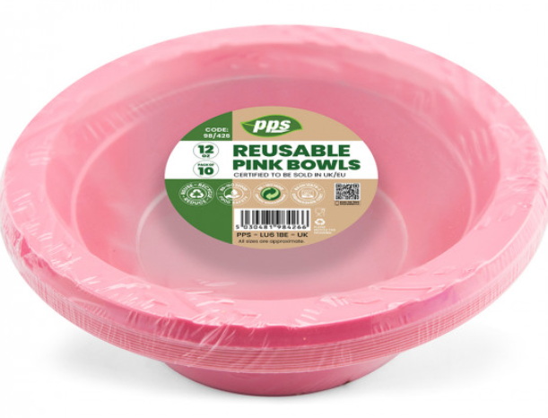 Disposable Pink Bowls_2