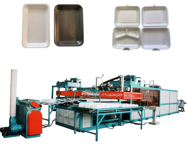 Polystyrene Foam Disposable Food Plate_3