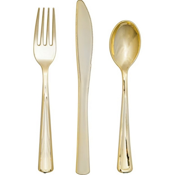 Gold Cutlery Disposable_5