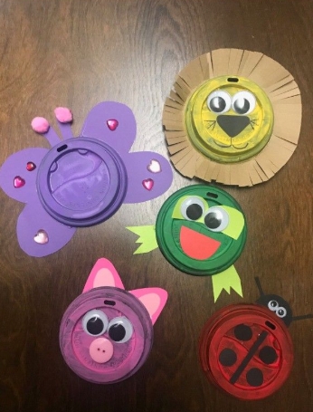Eco Friendly Lid Craft Ideas