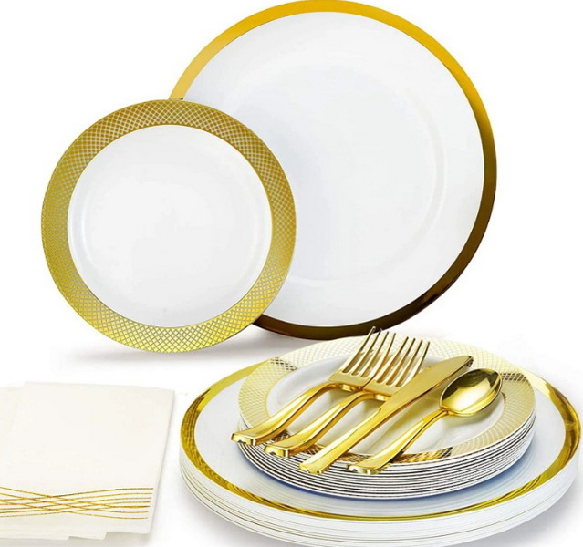 Can Rose Gold Disposable Tableware Be Reused?