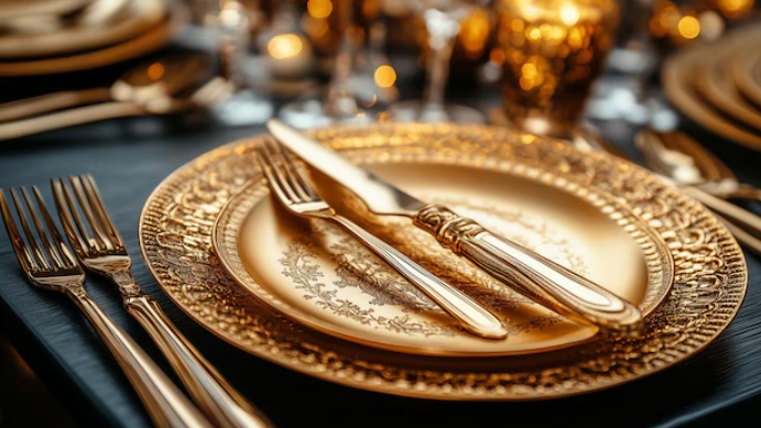 Earth Tone Disposable Plates