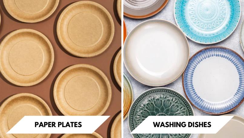 Should You Use Disposable Plates Instead of Washing
