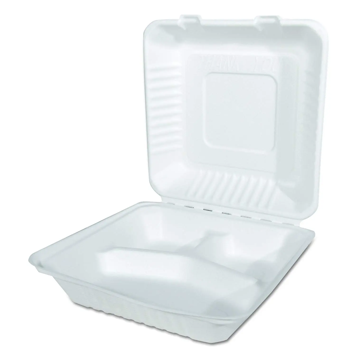 9 Inch 3 Compartment Square Burger Box