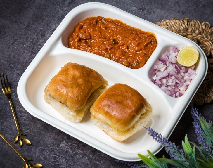 pav bhaji disposable plate_1