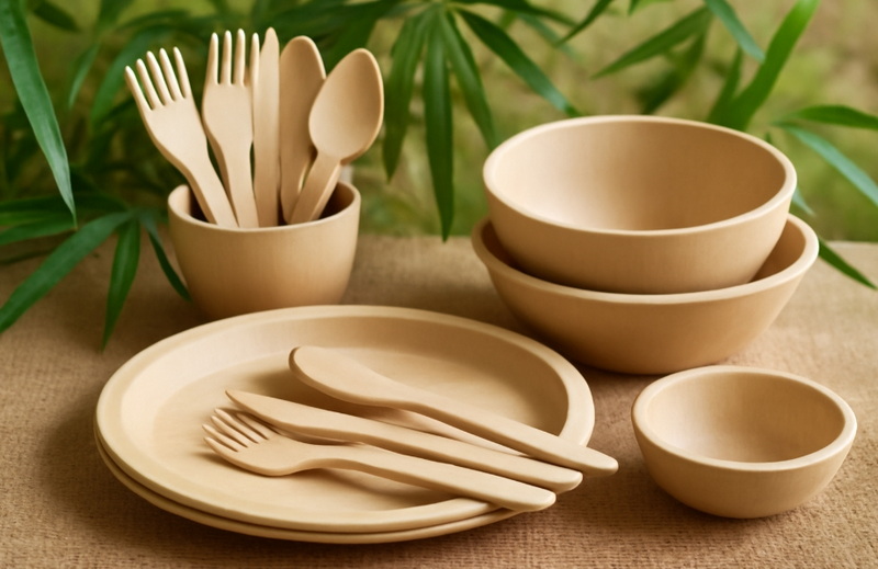 Why Is Bamboo Disposable Tableware The Eco-Friendly Choice?