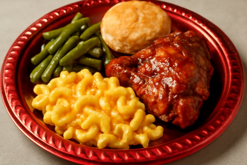 Are Metallic Red Disposable Plates Safe for Food Use?