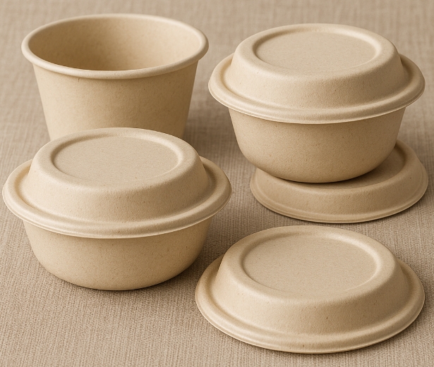 Disposable Eco Bowls With Lids