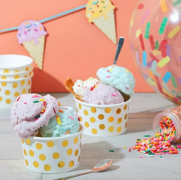 disposable sundae bowl