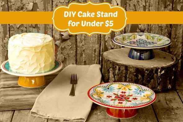Make A Disposable Cake Plate Stand 2