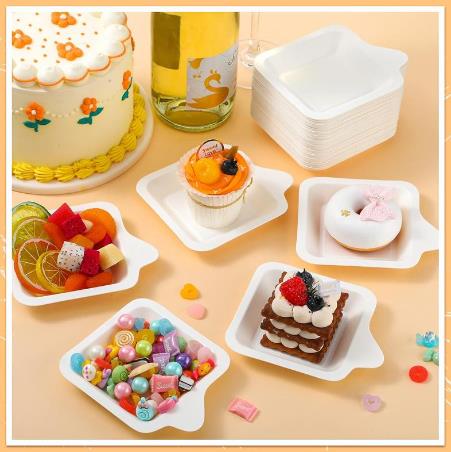 Small Disposable Plates for Cakes 2