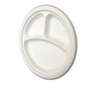 10 Inch 3 Compartment Round Plate