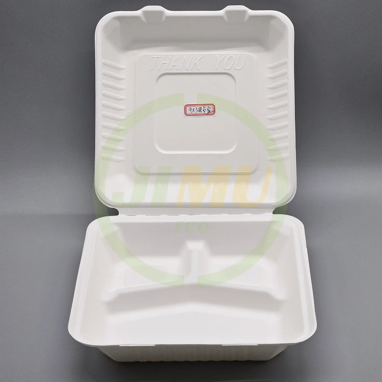 9 Inch 3 Compartment Square Burger Box
