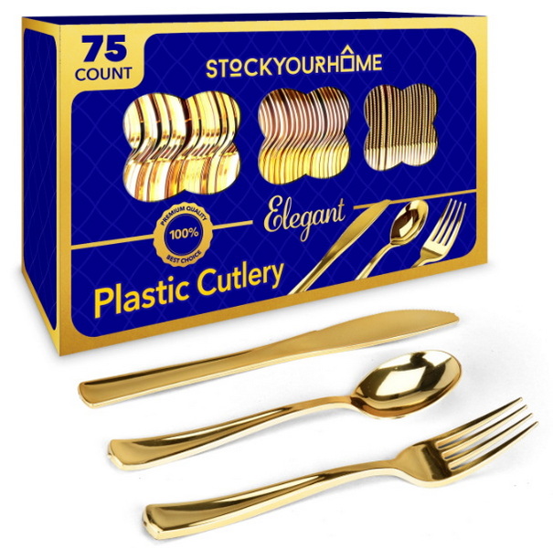 Gold Cutlery Disposable_4