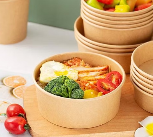 Disposable Kraft Paper Bowls_1