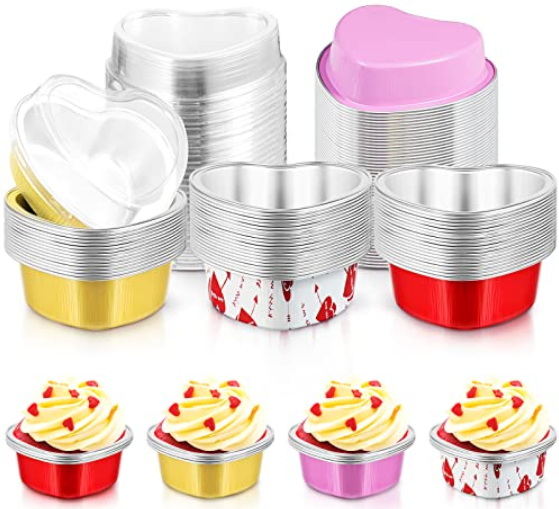 Disposable Heart Shaped Cake Pans_2