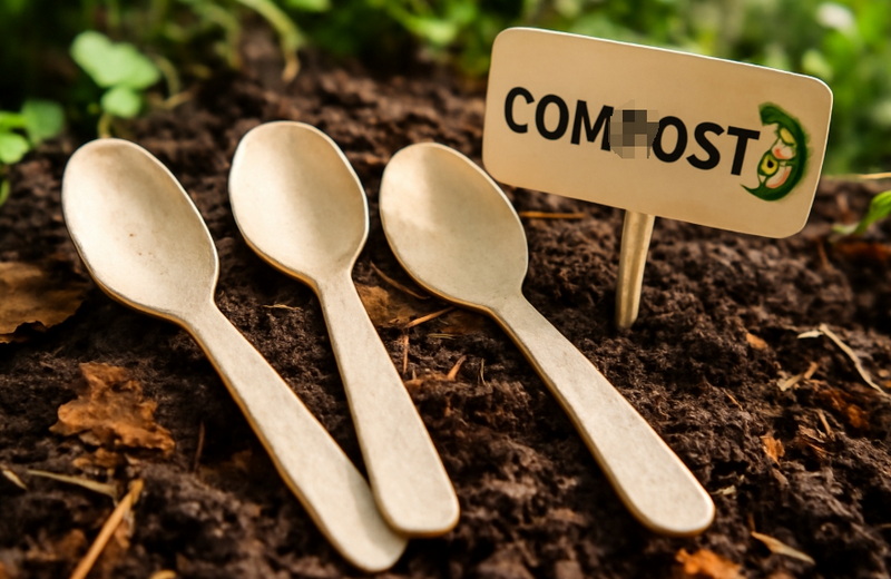 How Do You Make A Disposable Spoon From Wheat?