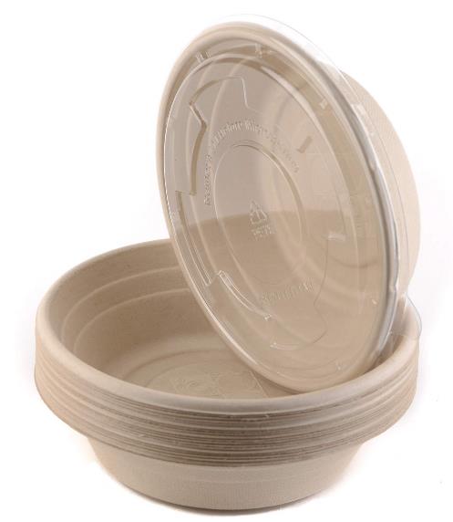 sugarcane bagasse disposable round bowl 1