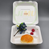 9 Inch 3 Compartment Square Burger Box