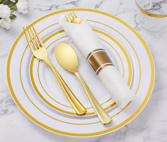 Can Fancy Disposable Cutlery Impress Wedding Guests?