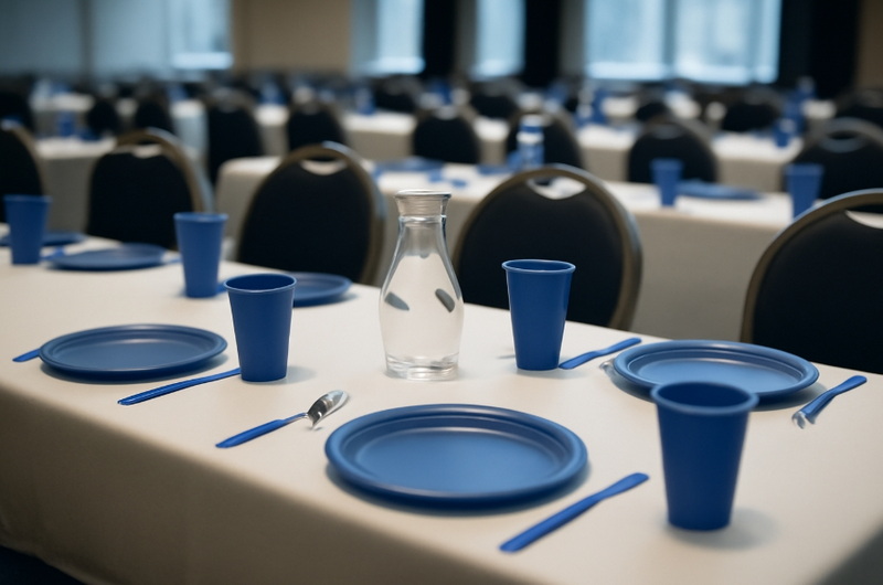 What Events Are Best Suited for Blue Disposable Tableware?