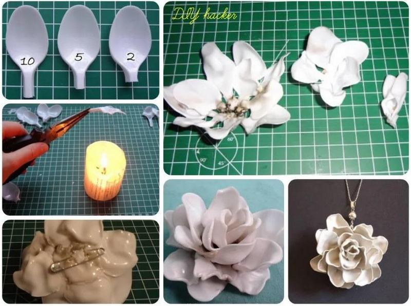 How To Make Disposable Spoon Flower 1