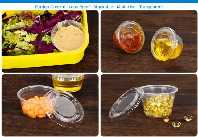 How To Organize Disposable Souffle Cups And Lids?