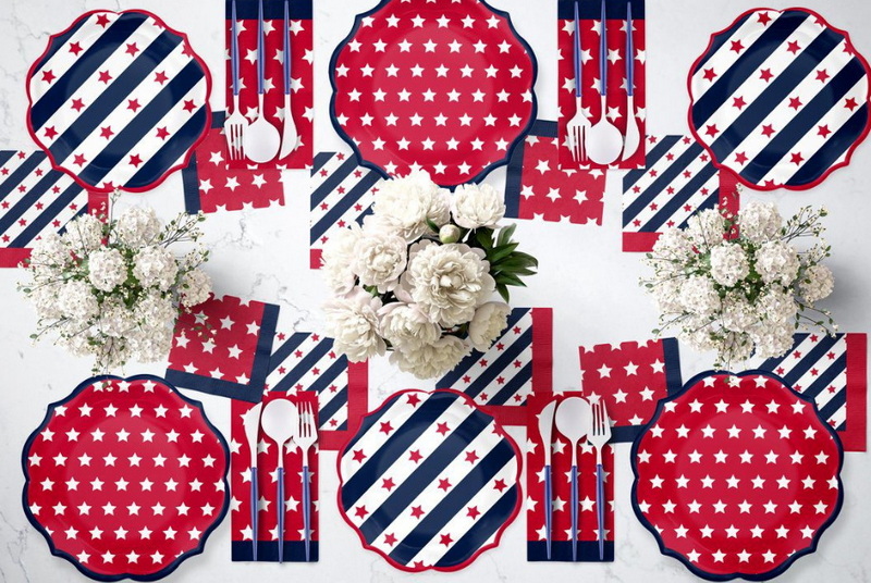 High-Quality Patriotic Disposable Tableware_2