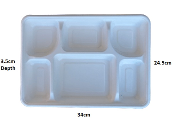 Why Use A 6 Compartment Disposable Plate for Meal Serving?