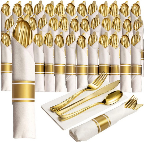 What Makes Gold Cutlery Disposable Ideal for Weddings And Parties?