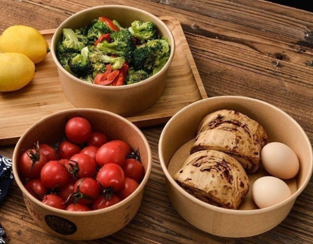 Disposable Kraft Paper Bowls_2