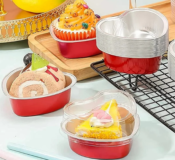 Disposable Heart Shaped Cake Pans_3